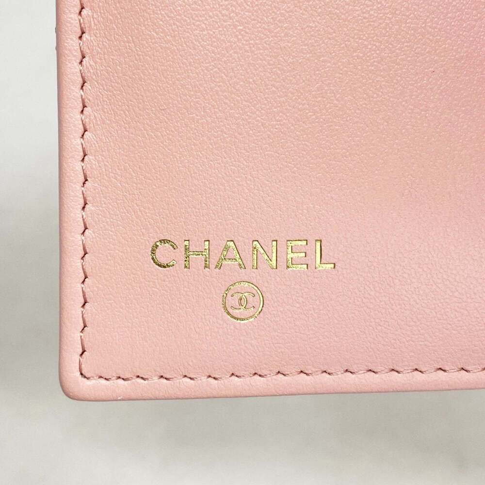 CHANEL Pink Caviar Leather Wallet - Picture 4 of 8